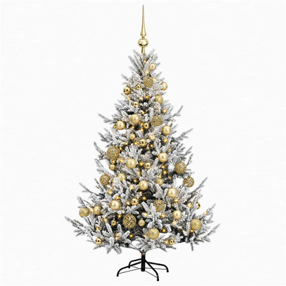 Artificial Christmas Tree with Bauble 150 cm 150 LEDs