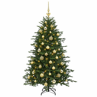 Artificial Christmas Tree with Bauble 150 cm 150 LEDs