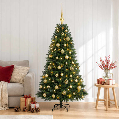 Artificial Christmas Tree with Bauble 150 cm 150 LEDs