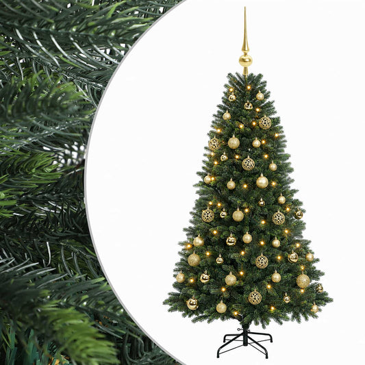 Artificial Christmas Tree with Bauble 150 cm 150 LEDs