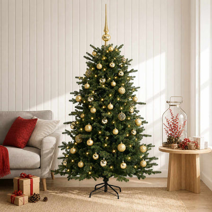 Artificial Christmas Tree with Bauble 150 cm 150 LEDs