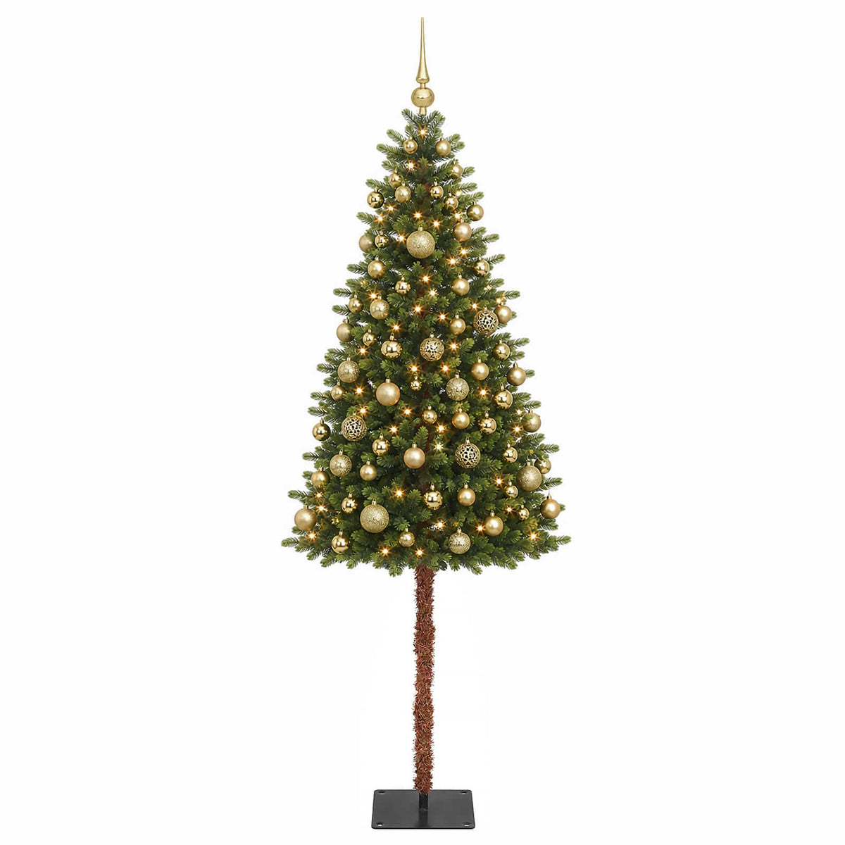 Artificial Christmas Tree with Bauble 150 cm 150 LEDs