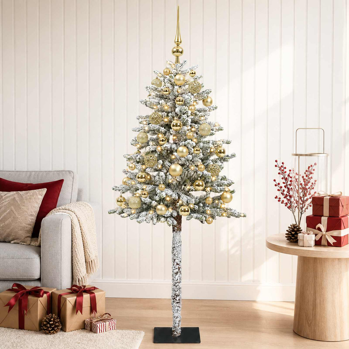 Artificial Christmas Tree with Bauble 120 cm 150 LEDs
