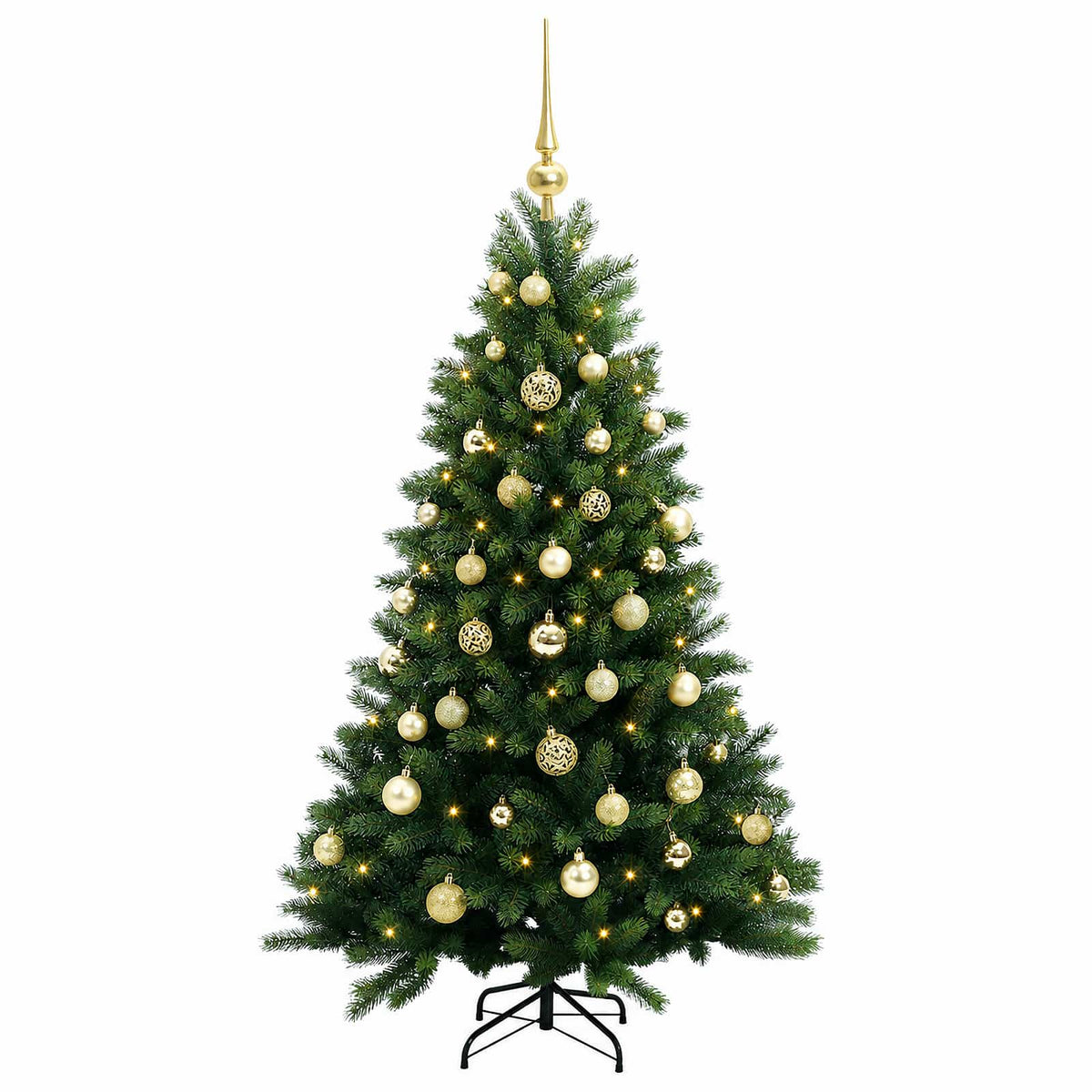 Artificial Christmas Tree with Bauble 120 cm 150 LEDs