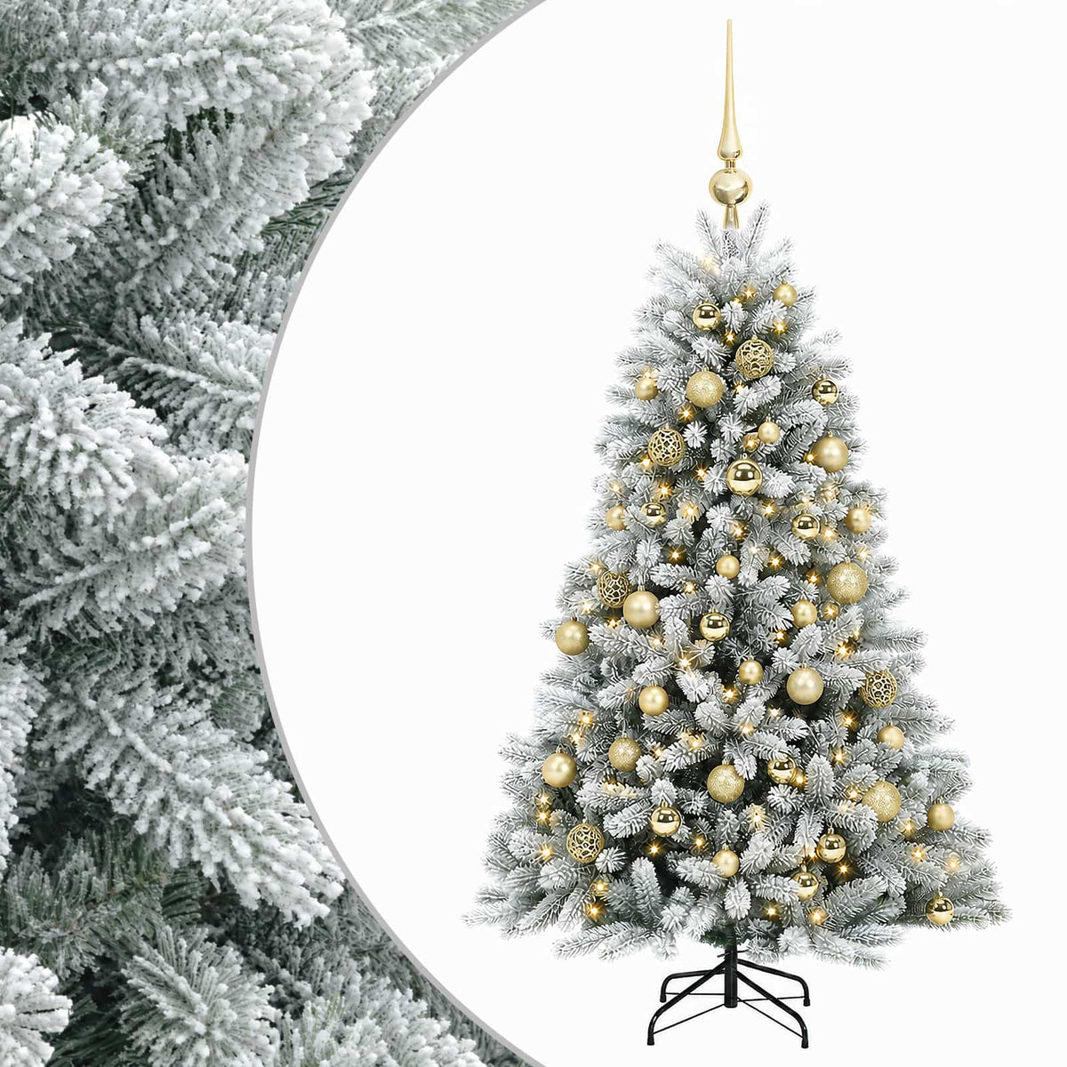 Artificial Christmas Tree with Bauble 120 cm 150 LEDs