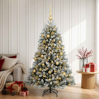 Artificial Christmas Tree with Bauble 150 cm 150 LEDs