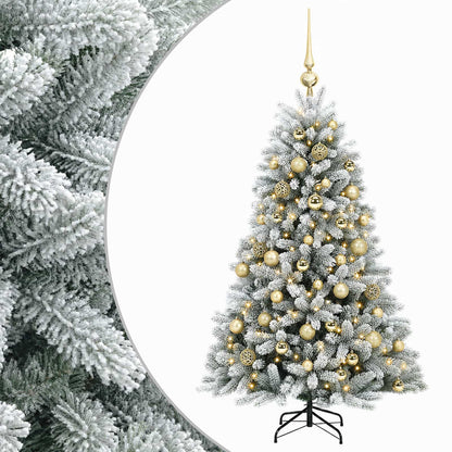 Artificial Christmas Tree with Bauble 150 cm 150 LEDs