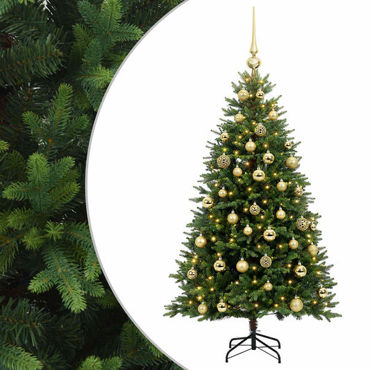 Artificial Christmas Tree with Bauble 150 cm 150 LEDs
