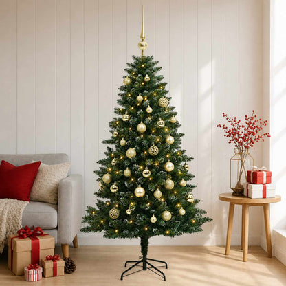 Artificial Christmas Tree with Bauble 150 cm 150 LEDs