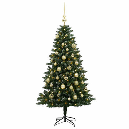 Artificial Christmas Tree with Bauble 150 cm 150 LEDs