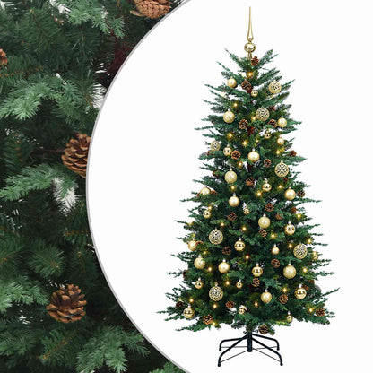 Artificial Hinged Christmas Tree 120 cm 150 LEDs Warm White