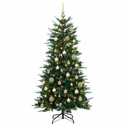Artificial Hinged Christmas Tree 120 cm 150 LEDs Warm White