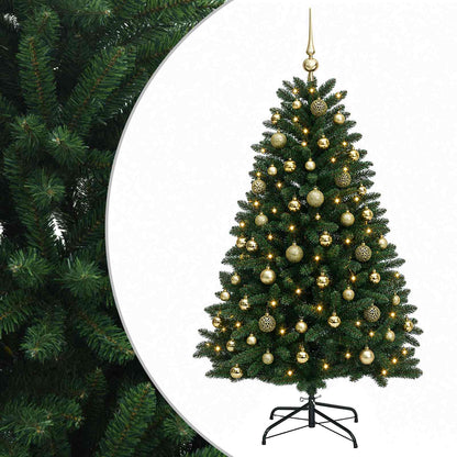Artificial Christmas Tree Mid-green with Ornament 150 cm