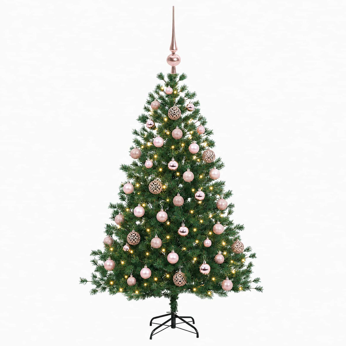 Artificial Christmas Tree with Bauble 150 cm 150 LEDs