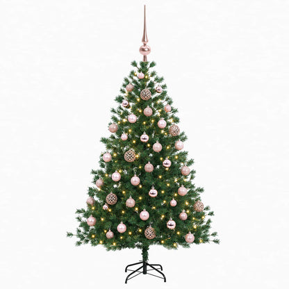 Artificial Christmas Tree with Bauble 150 cm 150 LEDs