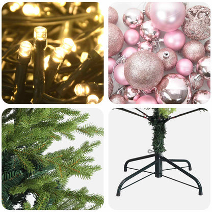 Artificial Christmas Tree with Bauble 120 cm 150 LEDs