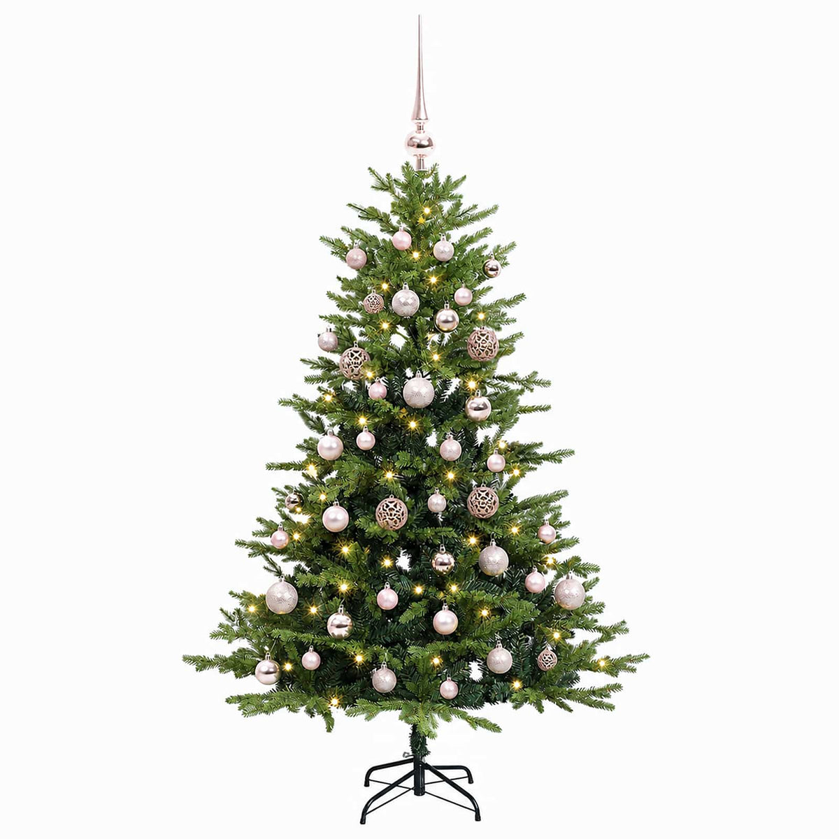 Artificial Christmas Tree with Bauble 120 cm 150 LEDs