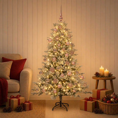 Artificial Christmas Tree with Bauble 150 cm 150 LEDs
