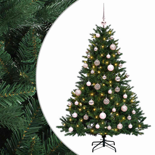 Artificial Christmas Tree with Bauble 150 cm 150 LEDs