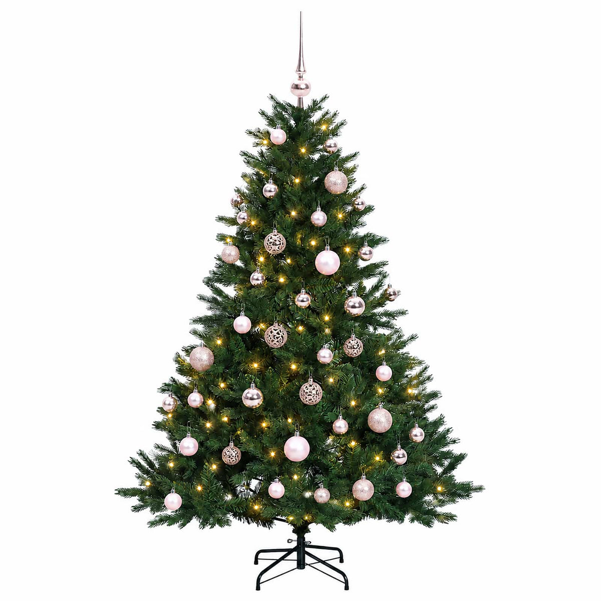 Artificial Christmas Tree with Bauble 150 cm 150 LEDs