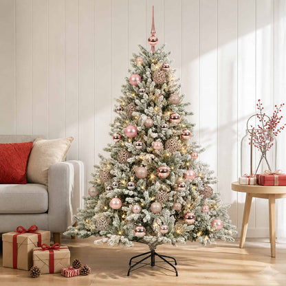 Artificial Christmas Tree with Bauble 150 cm 150 LEDs