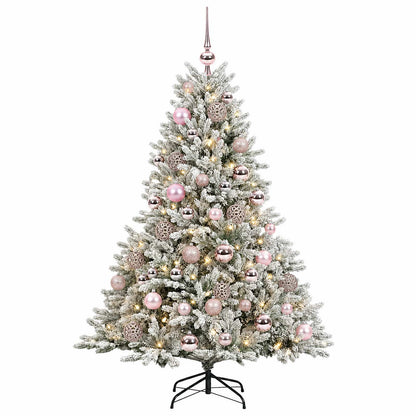 Artificial Christmas Tree with Bauble 150 cm 150 LEDs