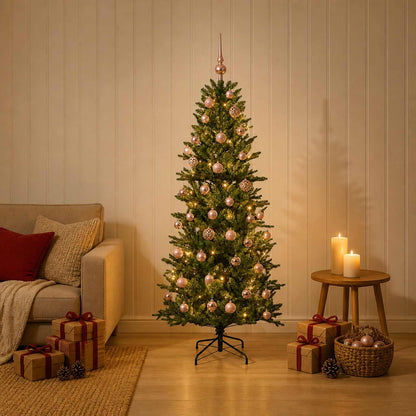 Artificial Christmas Tree with Bauble 120 cm 150 LEDs