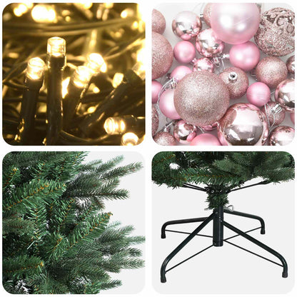 Artificial Christmas Tree with Bauble 150 cm 150 LEDs
