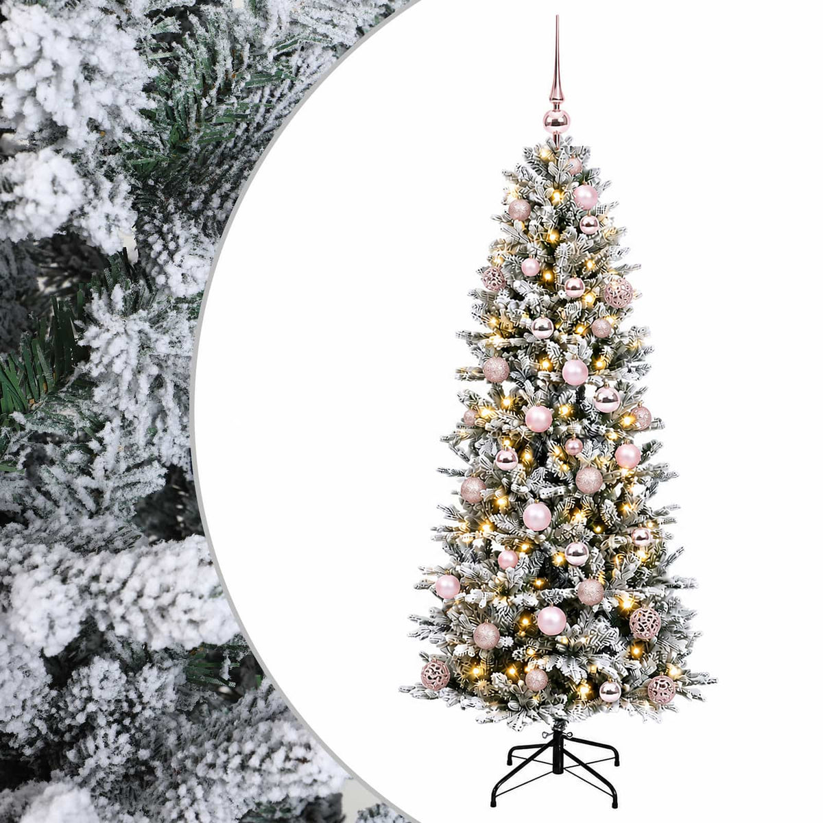 Artificial Christmas Tree with Bauble 120 cm 150 LEDs