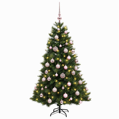 Artificial Christmas Tree with Bauble 120 cm 150 LEDs