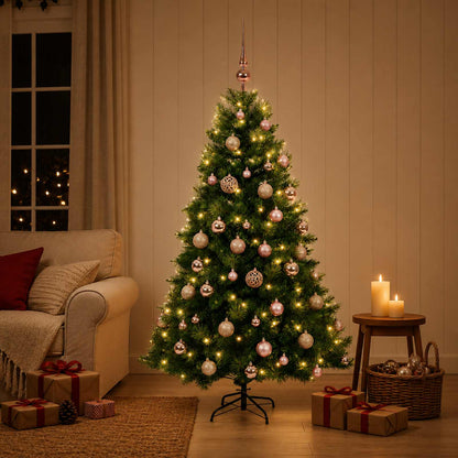 Artificial Christmas Tree with Bauble 120 cm 150 LEDs