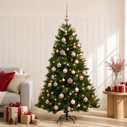 Artificial Christmas Tree with Bauble 150 cm 150 LEDs