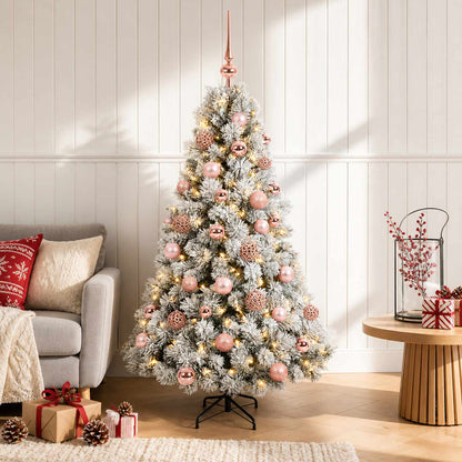 Artificial Christmas Tree with Bauble 150 cm 150 LEDs