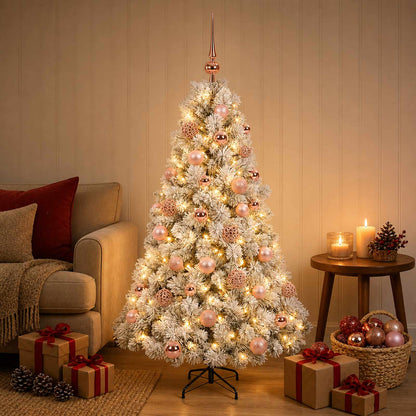 Artificial Christmas Tree with Bauble 150 cm 150 LEDs