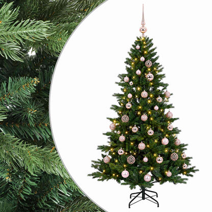 Artificial Christmas Tree with Bauble 150 cm 150 LEDs