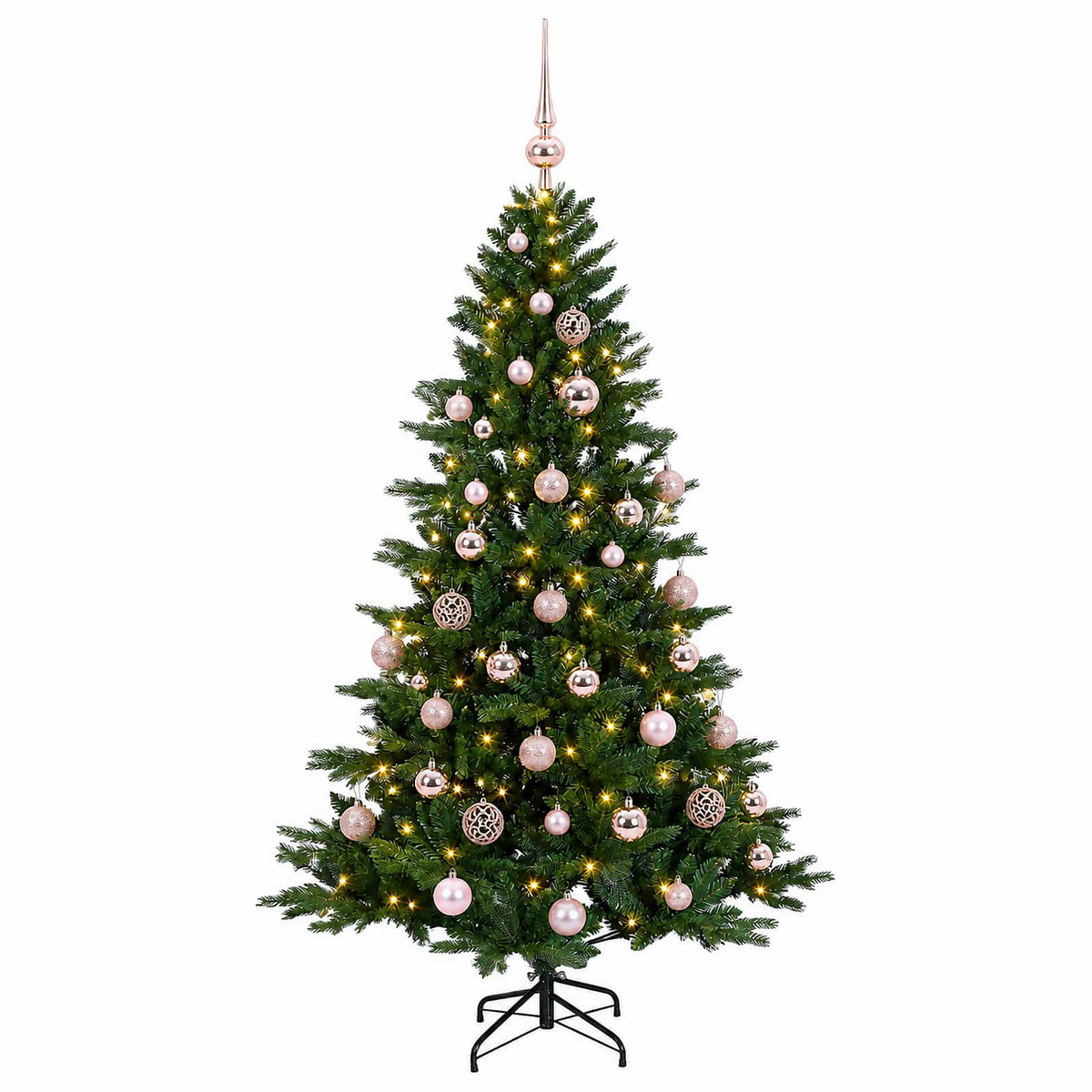 Artificial Christmas Tree with Bauble 150 cm 150 LEDs
