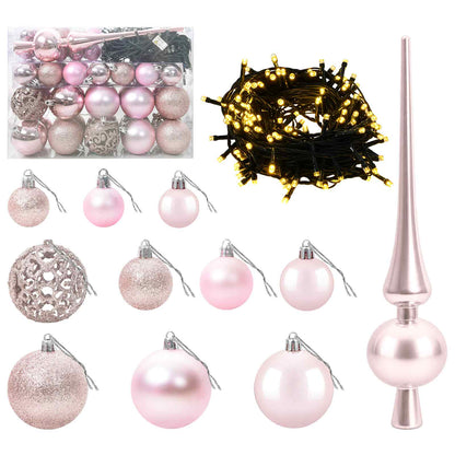 Artificial Christmas Tree with Bauble 150 cm 150 LEDs