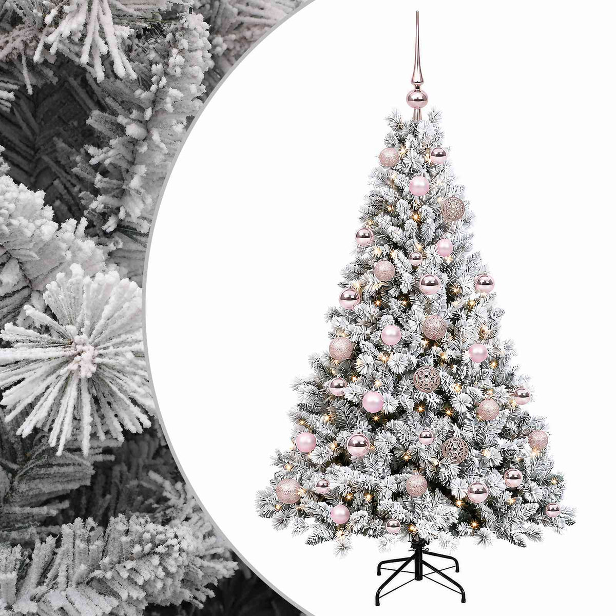 Artificial Christmas Tree with Bauble 150 cm 150 LEDs