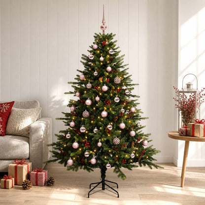 Artificial Christmas Tree with Bauble 150 cm 150 LEDs