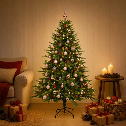 Artificial Christmas Tree with Bauble 120 cm 150 LEDs