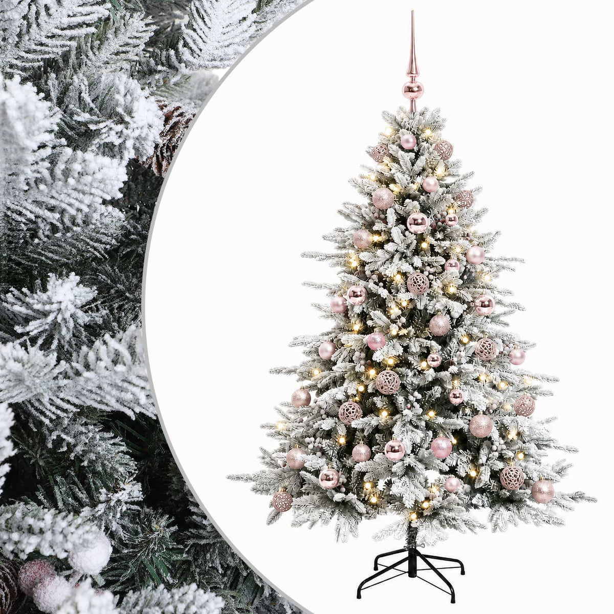 Artificial Christmas Tree with Bauble 120 cm 150 LEDs