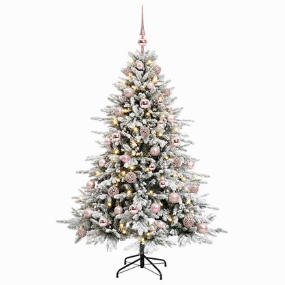 Artificial Christmas Tree with Bauble 120 cm 150 LEDs