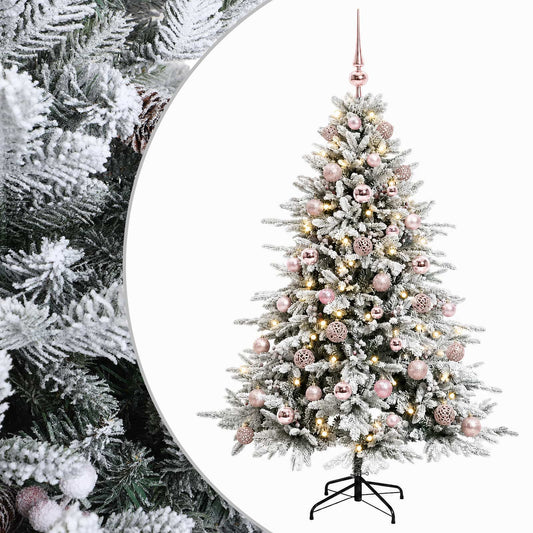 Artificial Christmas Tree with Bauble 150 cm 150 LEDs