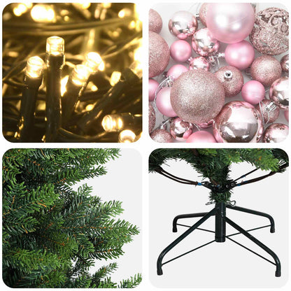 Artificial Christmas Tree with Bauble 150 cm 150 LEDs