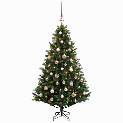 Artificial Christmas Tree with Bauble 150 cm 150 LEDs