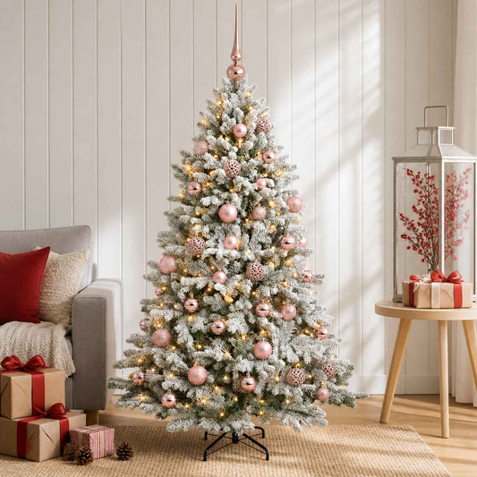 Artificial Christmas Tree with Bauble 150 cm 150 LEDs