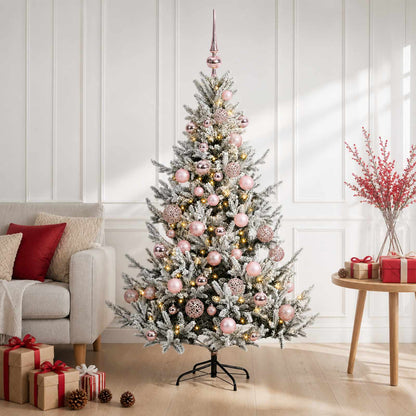 Artificial Christmas Tree with Bauble 120 cm 150 LEDs