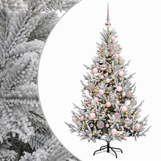 Artificial Christmas Tree with Bauble 150 cm 150 LEDs