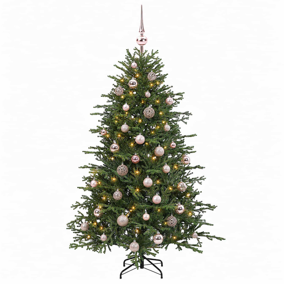 Artificial Christmas Tree with Bauble 120 cm 150 LEDs