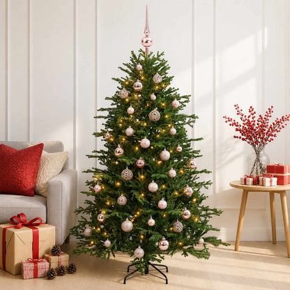 Artificial Christmas Tree with Bauble 150 cm 150 LEDs